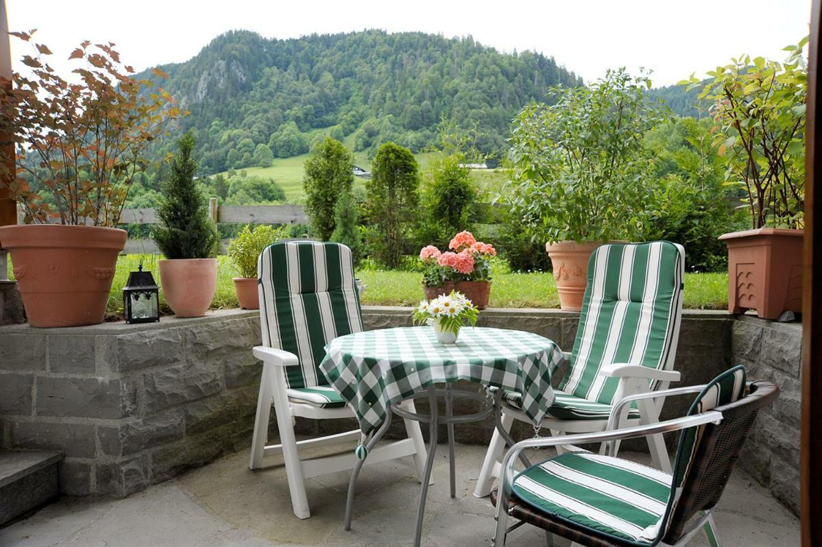 Geigers Ferienhaus Tiefenbach bei Oberstdorf Eksteriør billede